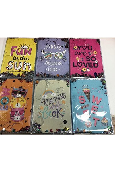 Esmay Simli Pullu Sulu Defter 1 Adet.