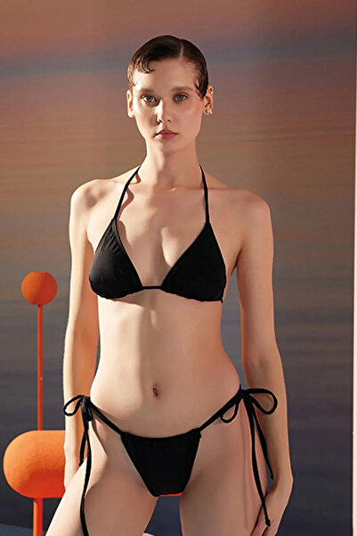Sunlife Üçgen Siyah Bikini Takımı