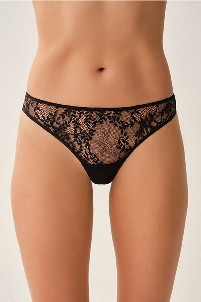 Dagi Black Lace String