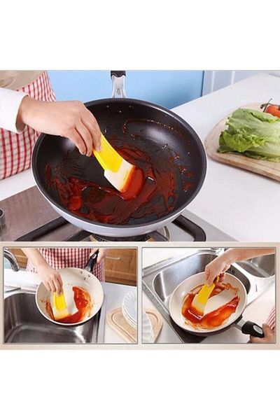 GELDİMİCOM Dish Silpat Dish Scrubber Dish Brush Dish Cleaner Dish Cleaning Before Machine