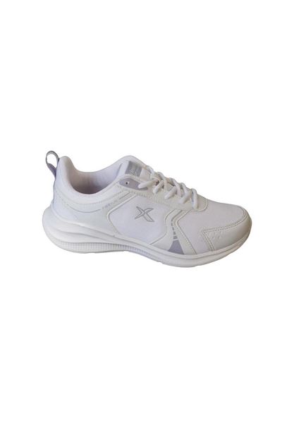 Kinetix KINETIX Women's Black and White Mesh Lace-Up Comfortable Sole Running Shoes