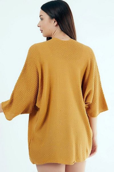 ALCHON Cardigan de sezon, cu decolteu în V, cu mâneci largi, tricotaje de sezon