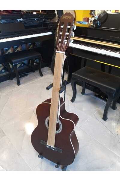 PUANDORG RAVENNİ RCG-120 KLASİK GİTAR 4/4 TAM BOY KESİK KASA (KILIF+PENASETİ+KAPO HEDİYELİ)