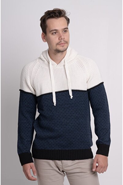 F&K 50100 Hooded Men's Knitwear Sweater