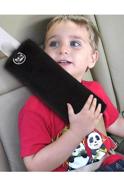 RevuBaby Seat Belt Pillow for Children, Head Neck Travel Pillow in Car, Seat Belt Pad 2 Pieces