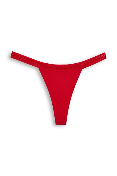 HNX 3-Piece Interlock Laser Cut Honeycomb Rubber Ghost Women's Thong Panties