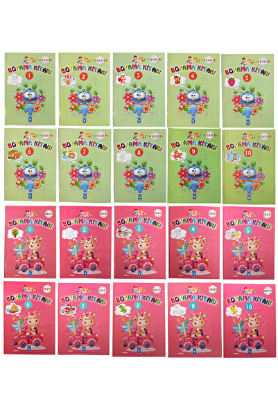 Yıldız Yayıncılık YILDIZ BOYAMA KİTABI RENK AVCISI-EĞLENEREK BOYUYORUM( 20 Lİ )