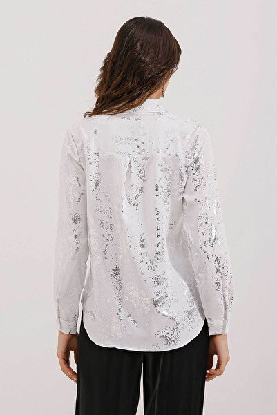 Bigdart Πουκάμισο 3964 Ελαφρώς Σατέν - Ασημί