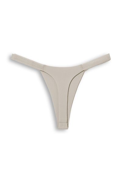 HNX Interlock Laser Cut Honeycomb Rubber Ghost Women's Thong Panties