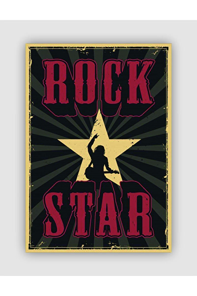 Rock Star Punk Rock Metal Wall Poster - Thick Paper - Frameless