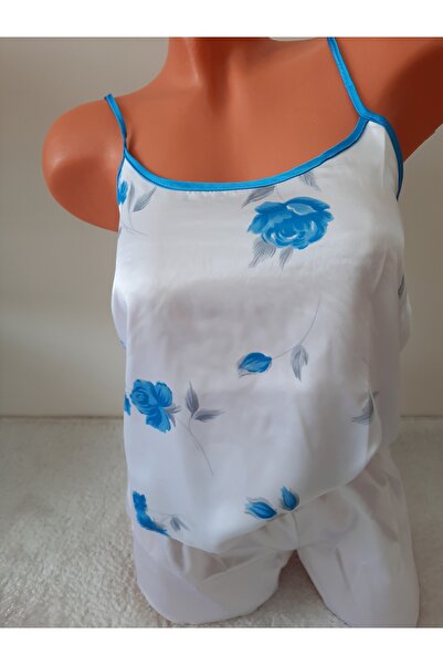 LİA Underwear بدلة منقوشة باللون الوردي مع شورت ساتان