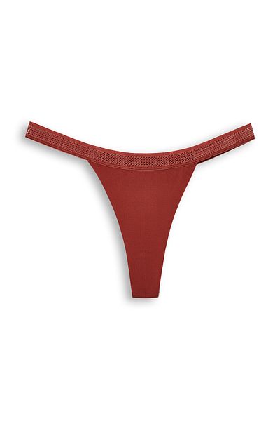 HNX Laser Cut 6-Piece Honeycomb Rubber Women's Thong Pants Set