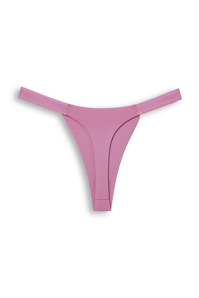 HNX Interlock Laser Cut Honeycomb Rubber Ghost Women's Thong Panties