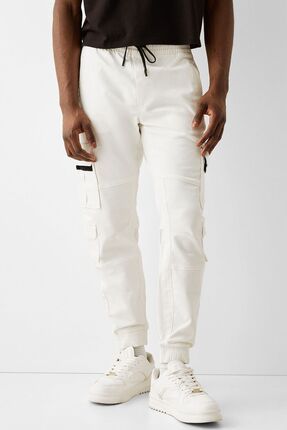 Bershka Slim fit kargo jogger pantolon Fiyat Yorumlar Trendyol