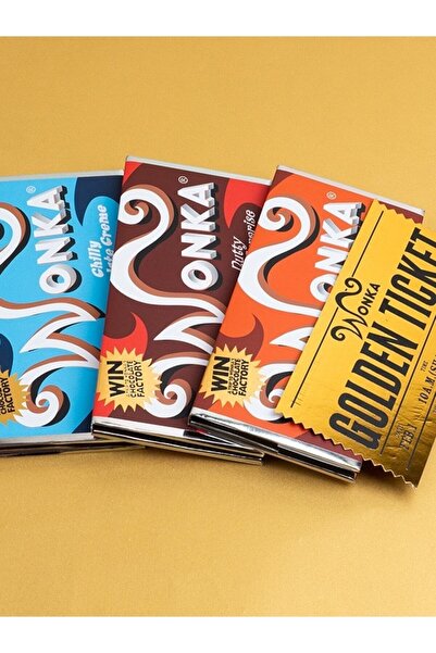 Mabbels Willy Wonka Çikolata Defter Seti Üçlü