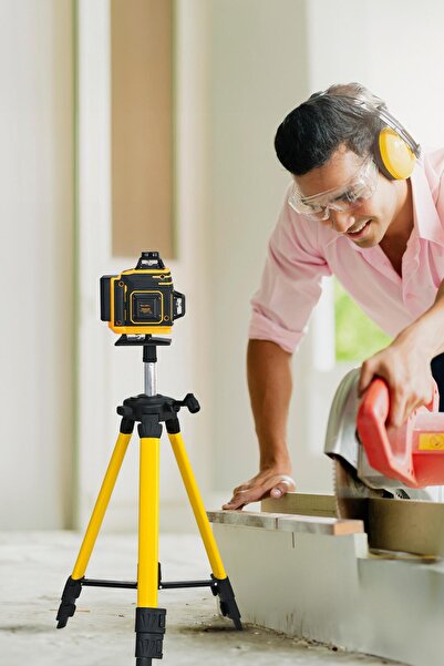 Millian Tripod Hediyeli Uzaktan Kumandalı 16 Köşeli 360 Derece Çizgi Hizalama Lazer Makinesi Seviye Cihazı