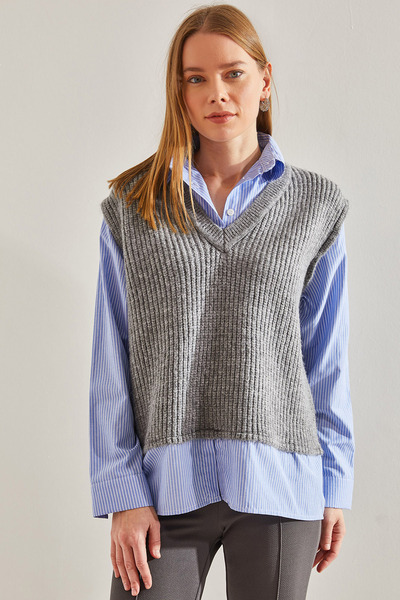 Bianco Lucci Női pólós pulóver