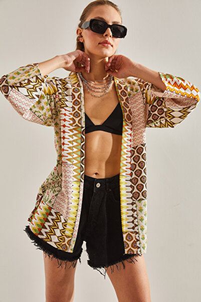 Bianco Lucci Dámské kimono s více vzory