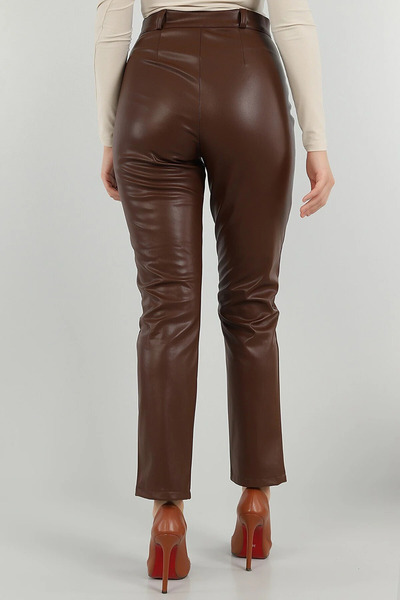 İKLİM LİFE PAÇA YIRTMAÇLI DERİ PANTOLON