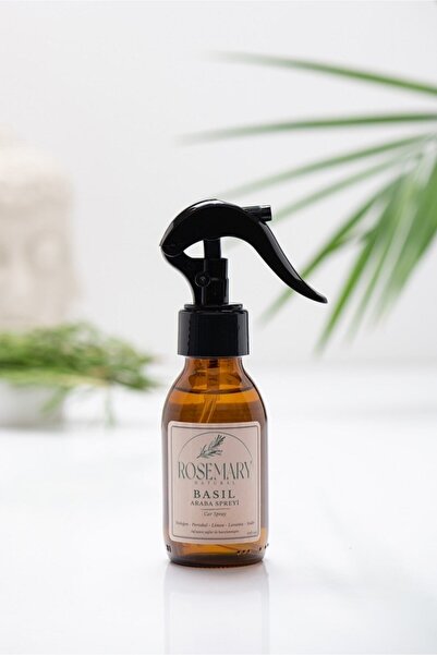Rosemary Natural Basil Araba Spreyi 100 ml - Doğal Araba Kokusu