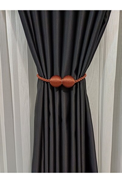 venedik home Kiremit Renk Mıknatıslı Perde Toplayıcı Aksesuar..1 adet