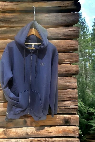 Duss Unisex Hooded Zippered Sweatshirt 3 Thread Raised Cotton 1202