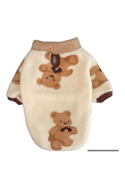GedyCo Bear Premium Plush Medium Breed Dog Sweatshirt (Suitable for dogs from 8 kg to 20 kg)