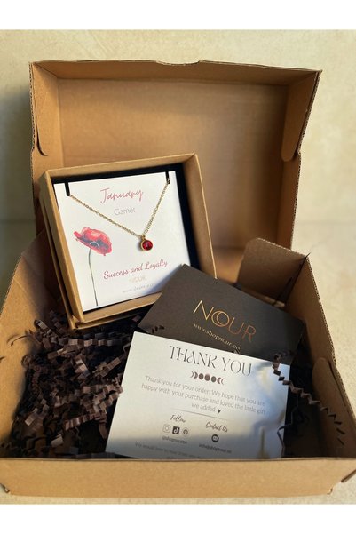 Nour Co May Birth Month Letter Necklace