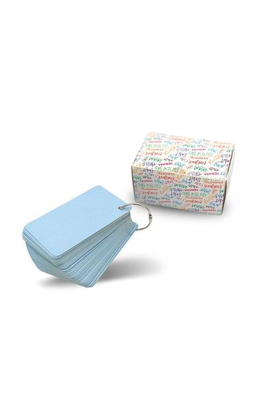 Copyder Pastel Blue Note Label Note Cards 50 Sheets Boxed