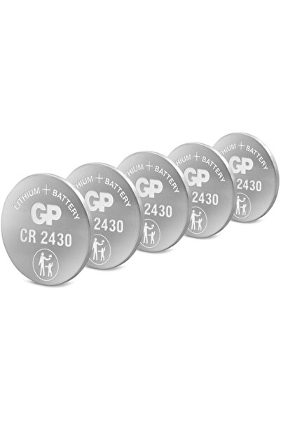 GP 1 Kart 5 Adet Batteries Pil Düğme 3v 2430 Lityum (beşli Paket) Cr-2430 2430