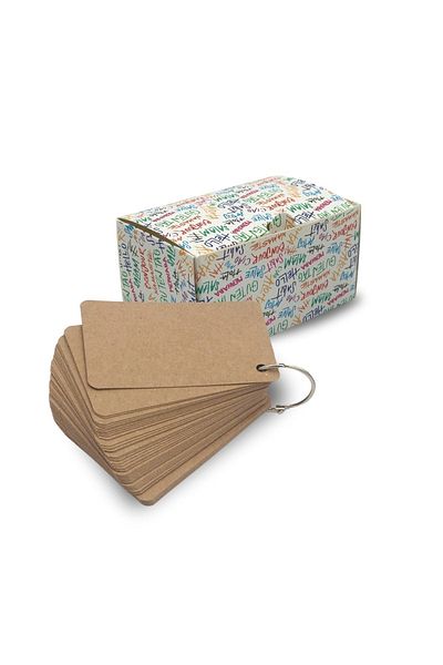 Copyder Kraft Note Label Note Cards 50 Sheets Boxed