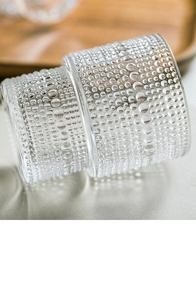 GİLLİ STORE Bead Shaped Cup Origami Transparent Cocktail Cup 200ml 1 Piece