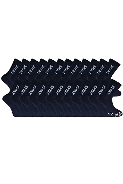 SEVA Чоловічі шкарпетки Рушник Шкарпетки на підборах / 12 пар Синій