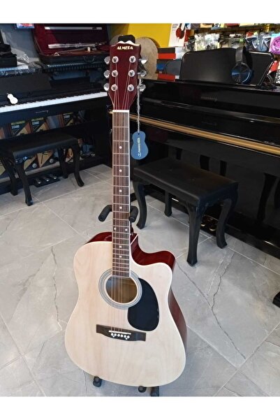 ALMEDA Akustik Gitar : Gitar Askısı Gitar Kaposu Alyan Ahahtarı Pena Seti Kılıf Hediyeli
