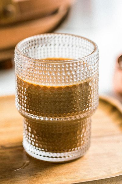 GİLLİ STORE Bead Shaped Cup Origami Transparent Cocktail Cup 200ml 1 Piece