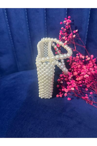 Angel Elegans Design Τσάντα με μαργαριτάρια/ Νυφική ​​τσάντα/ Τσάντα νύφης/ Τσάντα αρραβώνων/ Τσάντα βραδινού φορέματος