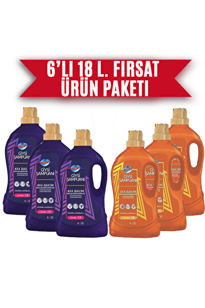 Bingo Sıvı Deterjan (canlandırıcı & arındırıcı etki) 6X3 18Ltr