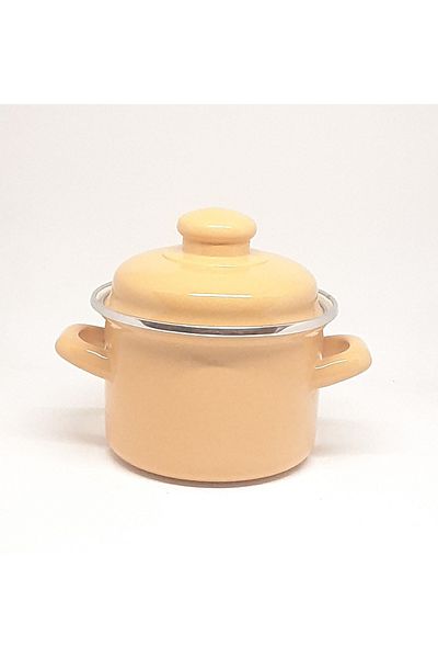 Avşar ENAMEL HOUSE 14 CM 800 ML COLORED ENAMEL POT