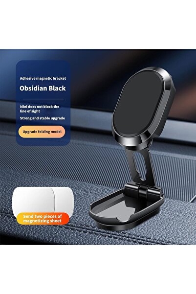 Asfal Katlanabilir Mıknatıslı Araç İçi Telefon Tutucu Mükemmel Tutuş, Tüm Tel...