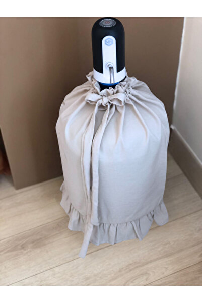 HALFART Zarafetin Şıklığı: Krem Fırfır Etek Detaylı Damacana Kılıfı