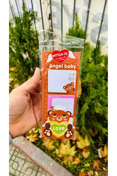 YEŞİL KIRTASİYE Cute Bear Postit