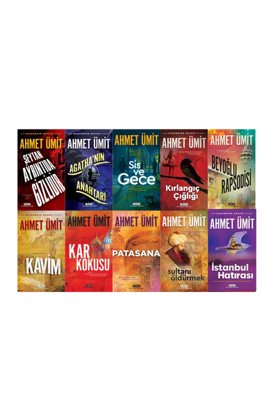 Yapı Kredi Yayınları ahmet ümit istanbul hatırası-kar kokusu-agatha'nın anaht...