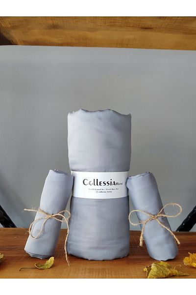 CollessiaHome 100% βαμβακερό σατέν υψηλής ποιότητας Premium διπλό σετ σεντόνια σετ σεντόνια