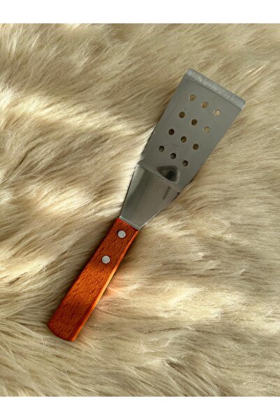 M Mimoza Park Luxury Wooden Handle Stainless Steel Spatula - Pie - Pizza - Dough