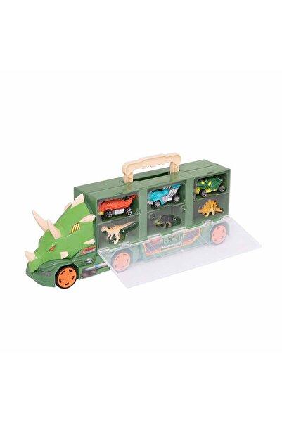 Teamsterz Dino Transporter 3 Araçlı 3 Dinozorlu Oyun Seti