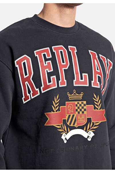 Replay Kazak Şeftali El Sweatshirt