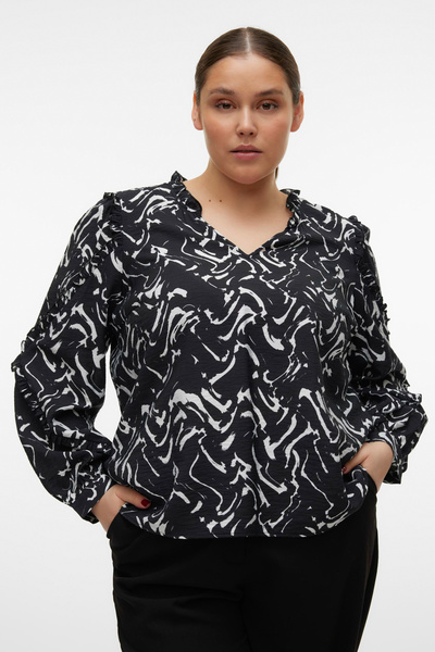 Veromoda Curve VMCCIA LS TOP WVN CUR