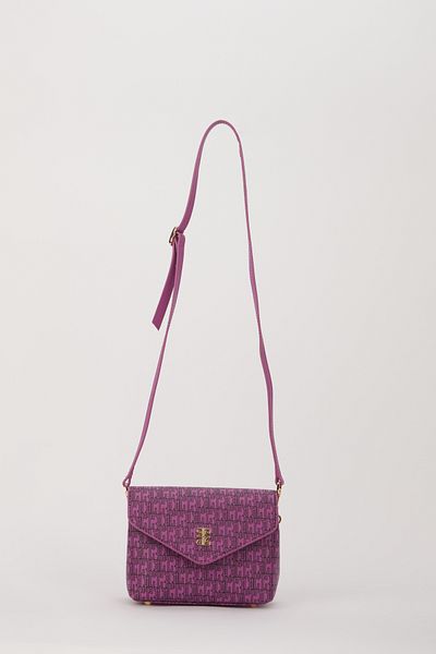Pierre Cardin حقيبة كتف نسائية أرجوانية 05PO24Y1810