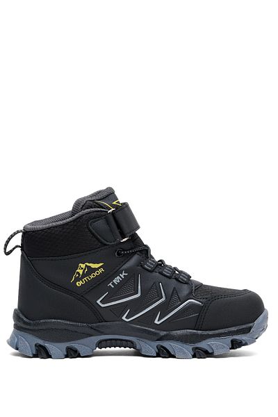 Tonny Black Παιδικά Unisex Μαύρα Καπνιστά Άνετα Μούχλα Χρωματιστά Μποτάκια σόλας