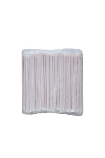 Ambalaj Evi Paper Wrapped Plastic Straw 100 Pieces